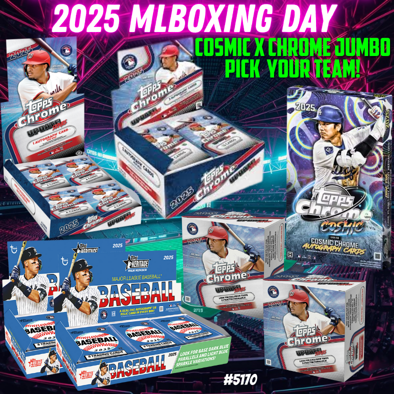 Break 5170 - 2025 MLBoxing Day Cosmic x Chrome Jumbo Pick Your Team!