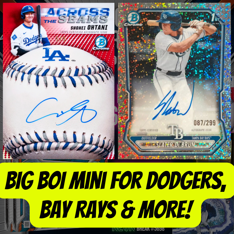 BIG BOI Mini for Dodgers, Bay Rays & MORE in Break 5698 - 2026 Bowman Chrome Baseball Double HALF CASE - PYT!