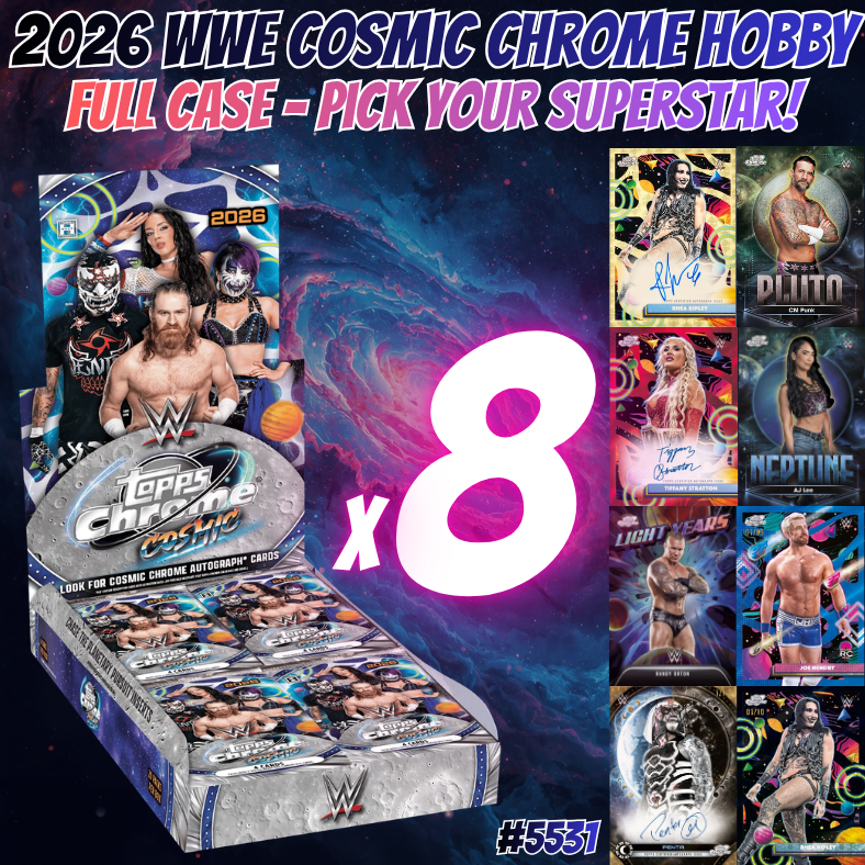 Break 5531 -  2026 WWE Cosmic Chrome FULL CASE - Pick Your Superstar!