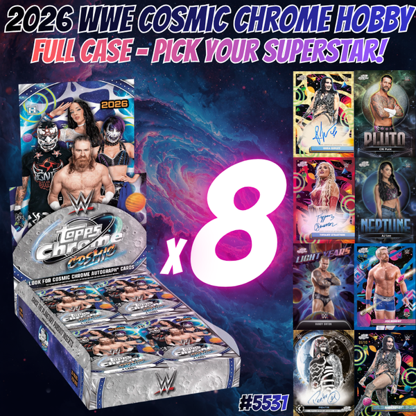 Break 5531 -  2026 WWE Cosmic Chrome FULL CASE - Pick Your Superstar!