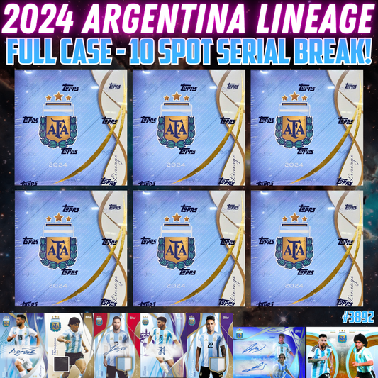Break 3892 - 2024 Argentina Lineage - FULL CASE - 10 Spot Serial Number!