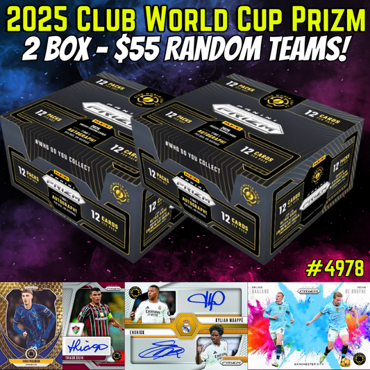 Break 4978 - 2025 Club World Cup Prizm 2 Box - $55 Random Teams!