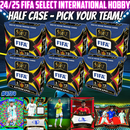 Break 4784 - 24/25 FIFA Select International Hobby - HALFCASE - Pick Your Team!