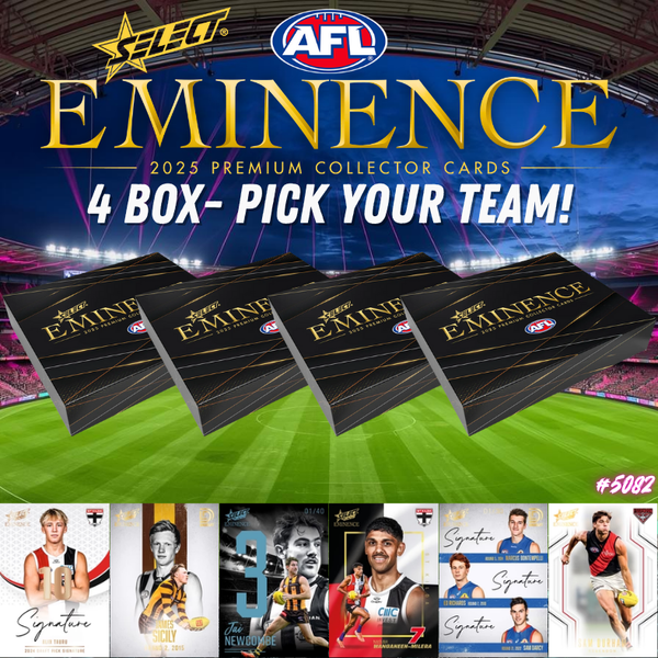 Break 5082 - 2025 AFL Eminence - 4 Box - Pick Your Team!