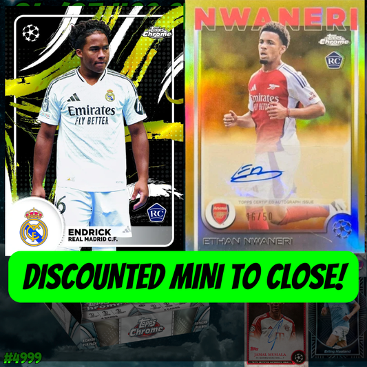 DISCOUNTED MINI TO CLOSE Break 4999 - 24/25 UCC Chrome Hobby - FULL CASE - PYP!