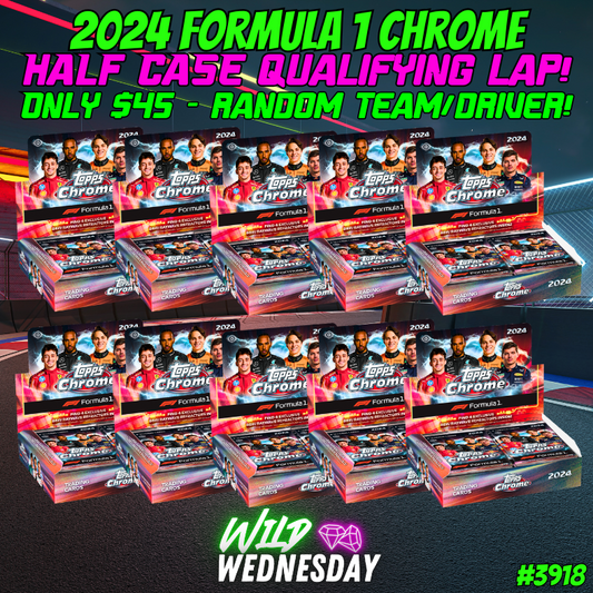 Break 3918 - 2024 Formula 1 Chrome Qualifying Lap - HALF CASE - Random Team / Driver