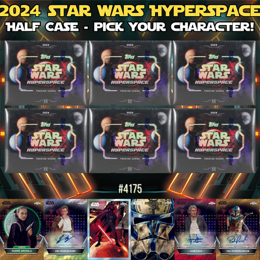 Break 4175 - 2024 Star Wars Hyperspace Half Case - 6 Box - Pick Your Character!