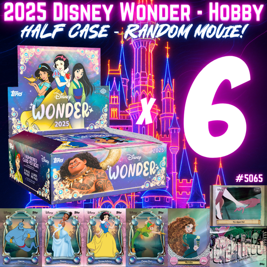 Break 5065 - 2025 Disney Wonder Hobby - HALF CASE - Random Movie!