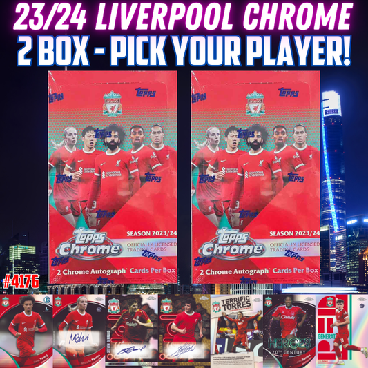 Break 4176 - 23/24 LFC Chrome HOBBY - 2 Box - PICK YOUR PLAYER!