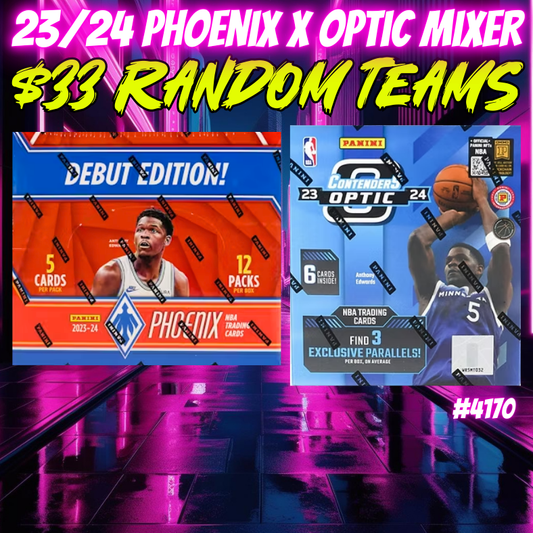 Break 4170 - NBA 23/24 Phoenix Int. x Optic Contenders Int. - $33 Random Teams!