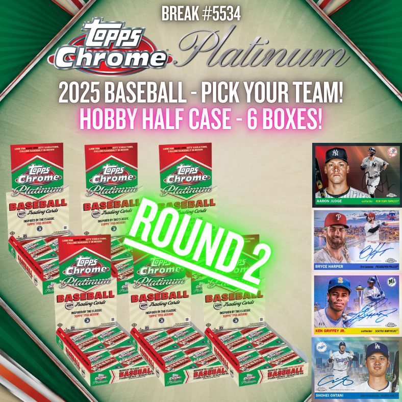 Break 5534 - 2026 Bowman Baseball Hobby Half Case + Jumbo - Pick Your Team ROUND 2