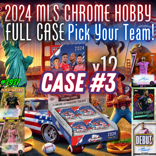 Break 3938 - 2024 Topps MLS Chrome - FULL CASE - Pick Your Team! ROUND 3