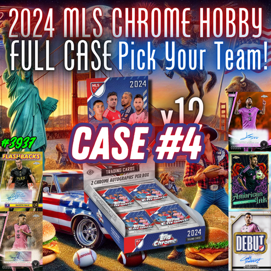 Break 3939 - 2024 Topps MLS Chrome - FULL CASE - Pick Your Team! ROUND 4!