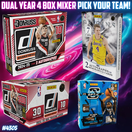 Break 4305 - NBA Dual Year Contenders x Origins 4 Box - Pick Your Team!