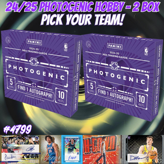 Break 4799 - DOUBLE 24/25 Photogenic Hobby - Pick Your Team!