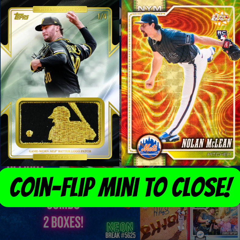 Coin-flip MINI TO CLOSE Break 5625 - 2026 Topps Chrome Breakers x Jumbo x Hobby - 8 Box PYT!