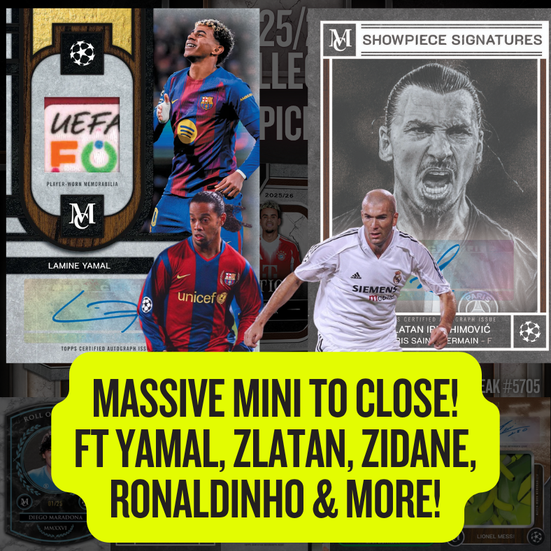 MASSIVE Mini to CLOSE ft Yamal, Zlatan, Zidane, R10 & More in Break 5705 - 25/26 Museum UCC FULL CASE PYT!