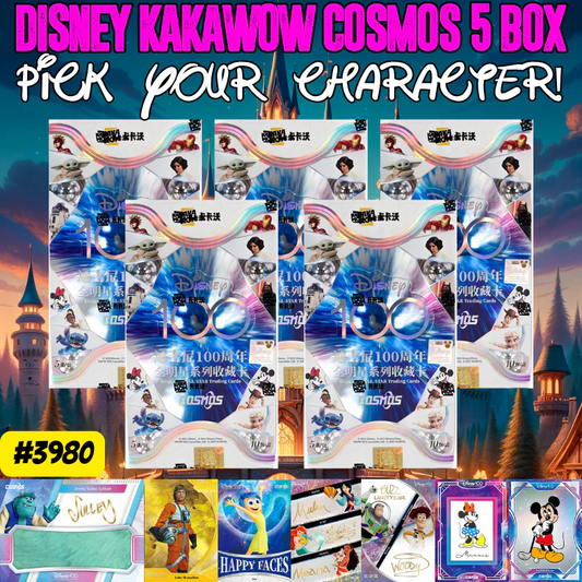Break 3980 - 2023 Disney Kakwow Cosmos 5 Box HALF CASE - Pick Your Character/Movie!