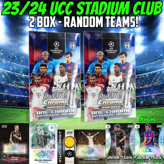 YAMAL RC Hunting! Break 4646 - 23/24 Topps UCC Stadium Club Chrome Hobby  2 Box - Random Teams!