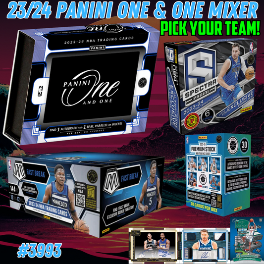Break 3993 - NBA 23/24 One & One x Mosaic Fast Break 4 Box - Pick Your Team!