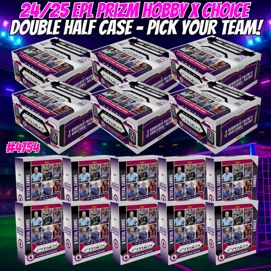 Break 4754 - 24/25 EPL Prizm Hobby x Choice 16 Box - Pick Your Team/Player!