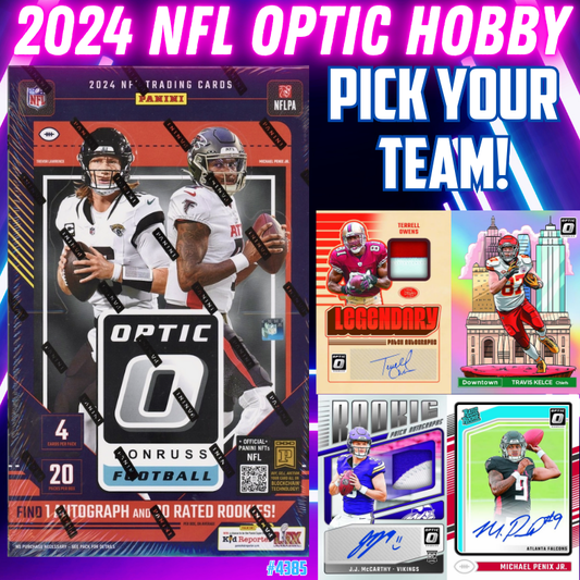 Break 4385 - NFL 2024 Optic Hobby - PICK YOUR TEAM!