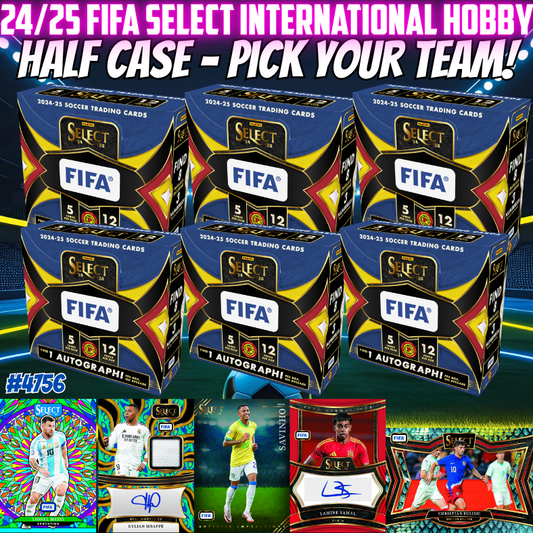 Break 4759 - 24/25 FIFA Select International Hobby - HALFCASE - Pick Your Team!