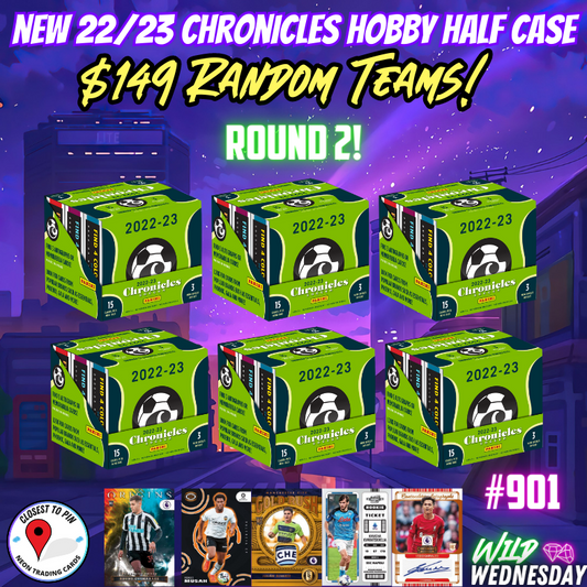 Break 901 - 22/23 Chronicles Hobby HALF CASE - $149 Random Teams!