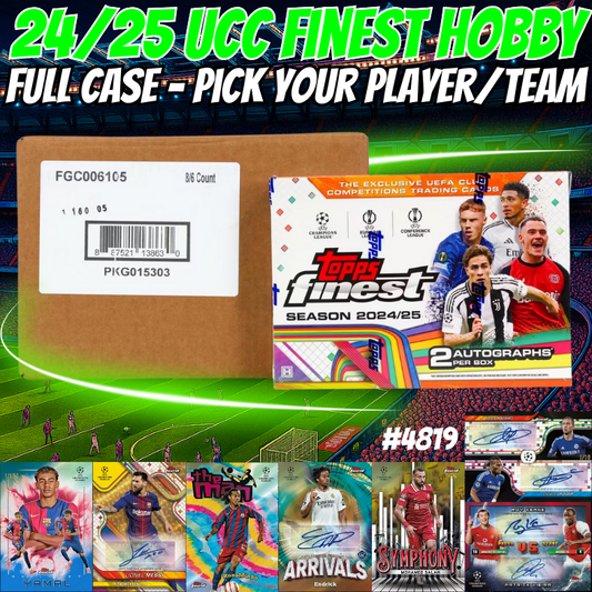Break 4819 - 24/25 UCC Finest Hobby - Full Case - Pick Your Team!