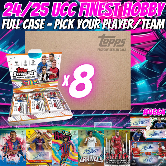 Break 4664 - 24/25 UCC Finest Hobby - Full Case - Pick Your Team!