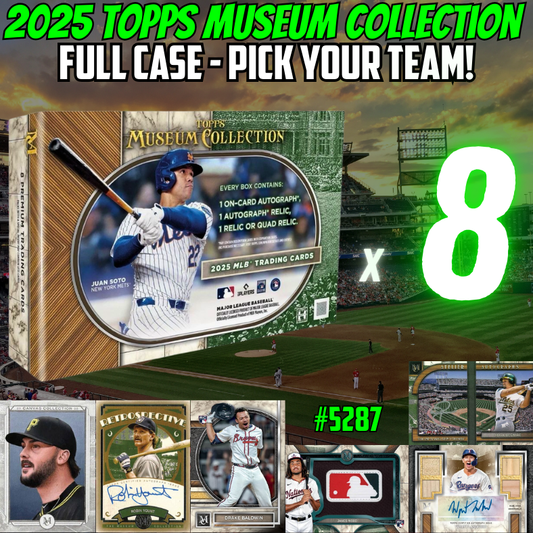 Break 5287 - 2025 Topps MLB Museum Collection - FULL CASE - Random Teams!