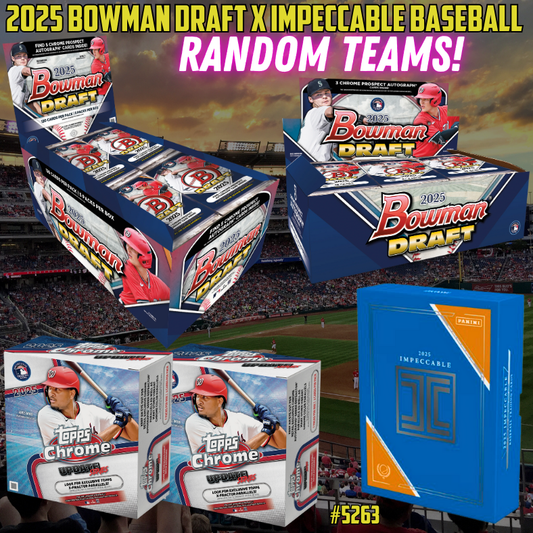 Break 5263 - 2025 Bowman Draft x Impeccable Baseball - Random Teams!