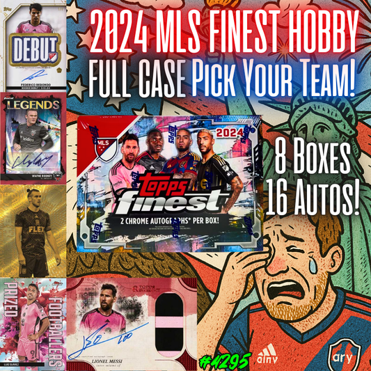 Break 4295 - RELEASE DAY - 2024 MLS Finest Hobby - Full Case - Pick Your Team!
