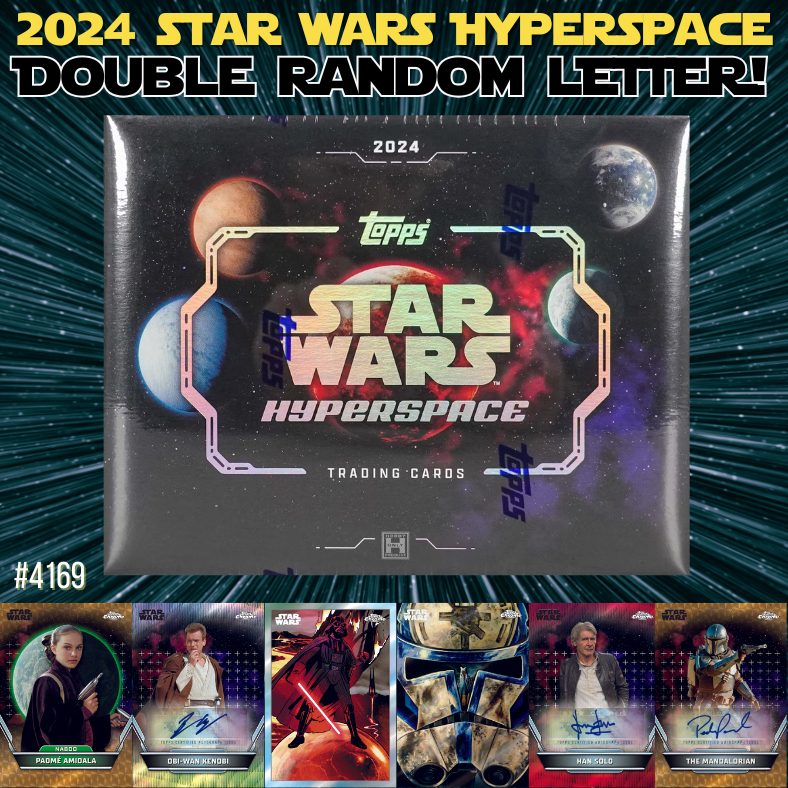 Break 4169 - 2024 Star Wars Hyperspace - Double Random Letter!