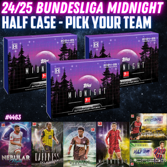 Break 4463 - 23/24 Topps Bundesliga Midnight - HALF CASE - Pick Your Team!