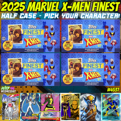 Break 4537 - 2025 Marvel X-Men Finest Hobby HALF CASE - Pick Your Character!