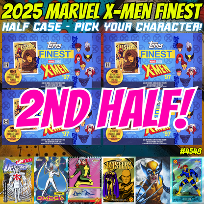 Break 4548 - 2025 Marvel X-Men Finest Hobby HALF CASE - Pick Your Character ROUND 2!