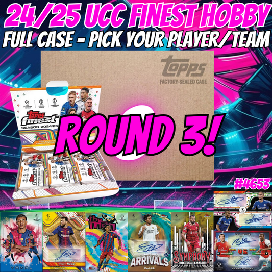 Break 4653 - 24/25 UCC Finest Hobby - Full Case - Pick Your Team ROUND 3!