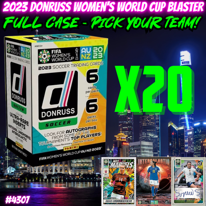 Break 4307 - 2023 Panini Donruss Women's World Cup Blasters - Full Case - Pick Your Team!