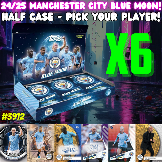 Break 3912 - 24/25 Man City Blue Moon - HALF CASE - Pick Your Team!