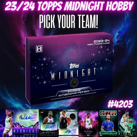 Break 4203 - NBA 23/24 Topps Midnight - Pick Your Team!