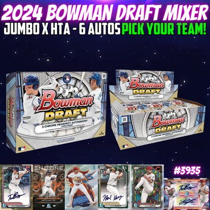 Break 3935 - 2024 Bowman Draft - 2 Box Mixer - Pick Your Team!