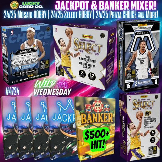 Break 4724 - NBA 24/25 Wild Wednesday 9 Box MONSTER MIXER - $149 Random Teams!