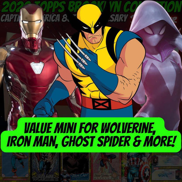 Value Mini for Wolverine, Iron Man & More in Break 5395 - 2026 Topps Brooklyn Collection Captain America 85th Anniversary HALF CASE - PYC!