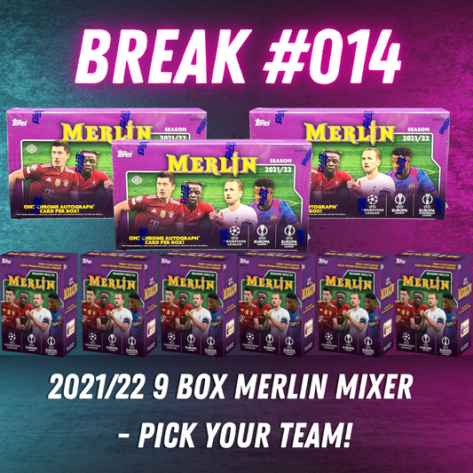 Break 014 - 21/22 Topps Merlin 9 Box Pick Your Team