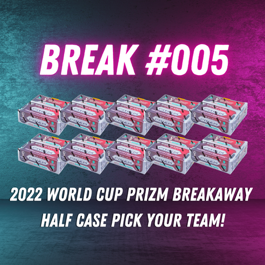 Break 005 - 2022 World Cup Prizm Breakaway Half Case Pick Your Team