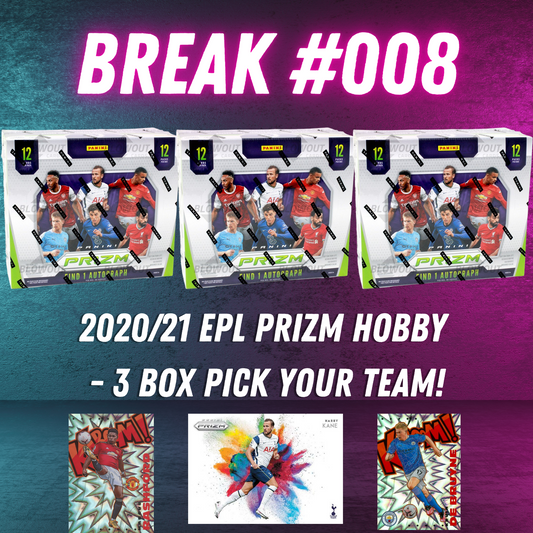 Break 008 - 200/21 EPL Prizm Hobby 3 Box - Pick Your Team!