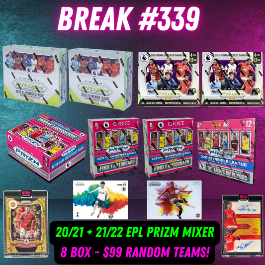 Break 339 - Hump Day Dual Year EPL Prizm 8 Box Mixer - Hobby, Choice, Breakaway & H2!