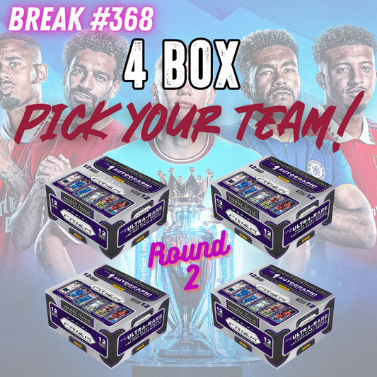Break 368 - 22/23 EPL Prizm Hobby 4 Box - Pick Your Player / Team