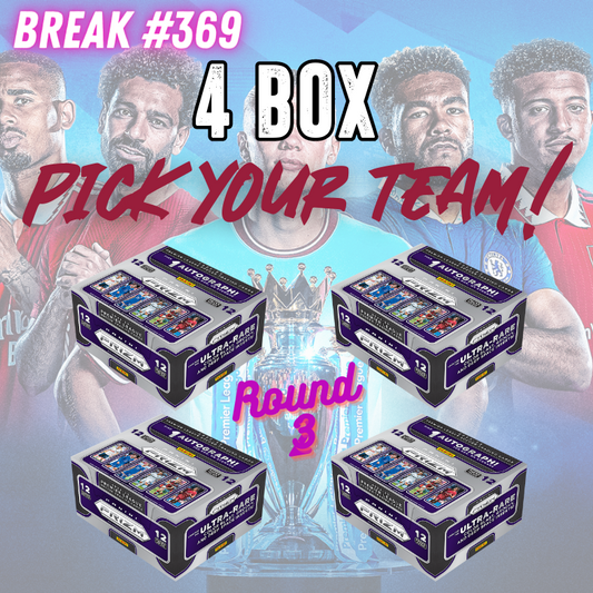 Break 369 - 22/23 EPL Prizm Hobby 4 Box - Pick Your Player / Team